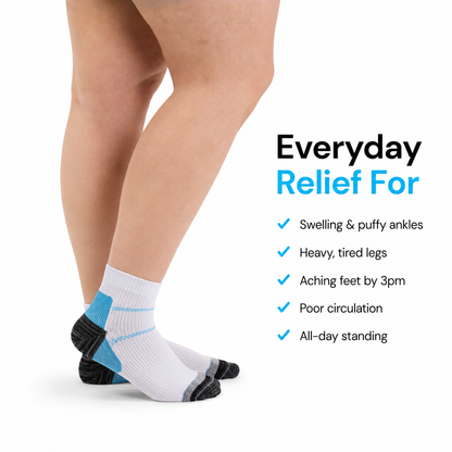 3 Pairs of Archly Ankle Compression Socks
