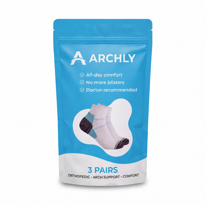 3 Pairs of Archly Ankle Compression Socks